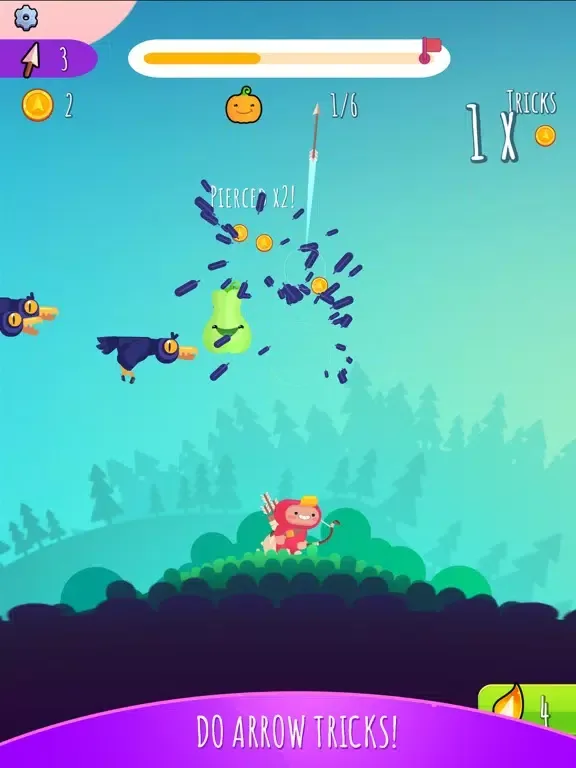 Bow Master Crow Hunter Shooter iPad 應用截圖