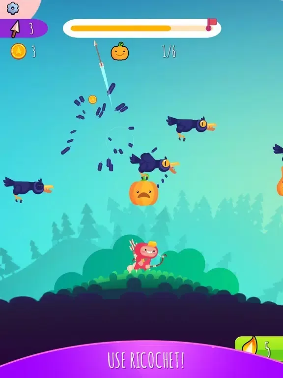 Bow Master Crow Hunter Shooter iPad 應用截圖