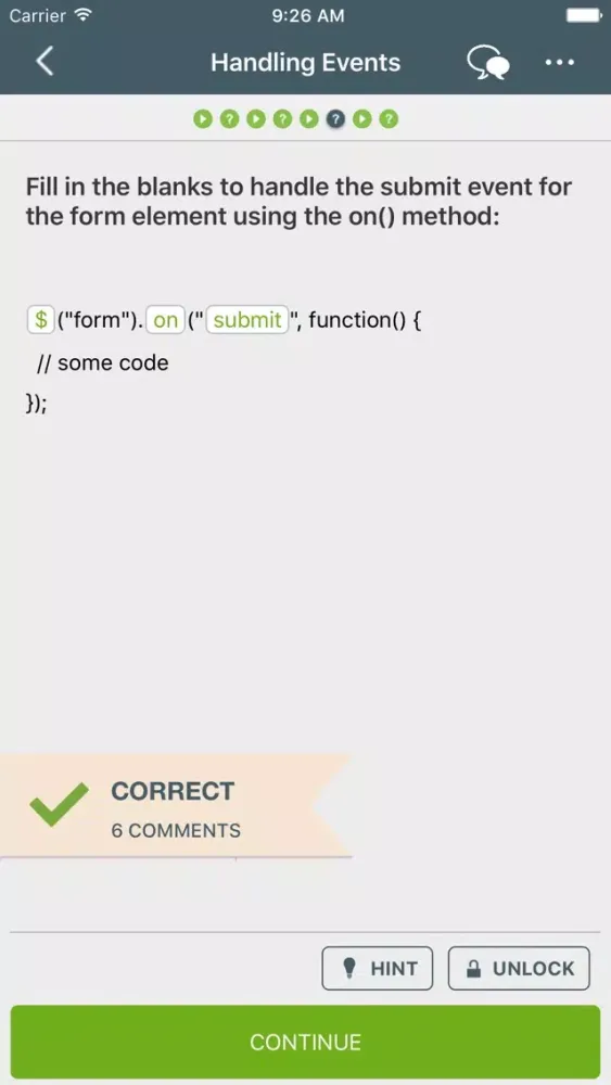 Learn JQuery سکرین شاٹس