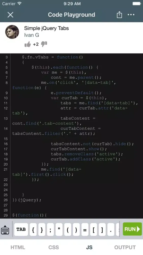 Learn JQuery سکرین شاٹس