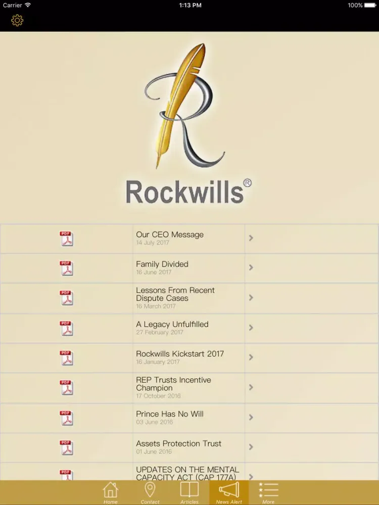 Rockwills Singapore iPad  Ekran Görüntüleri