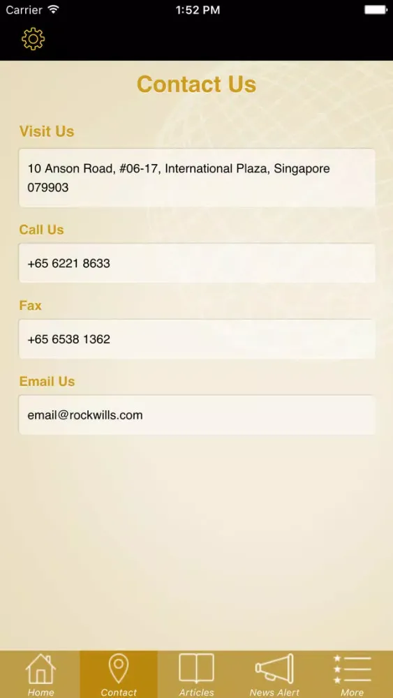 Rockwills Singapore Ekran Görüntüleri