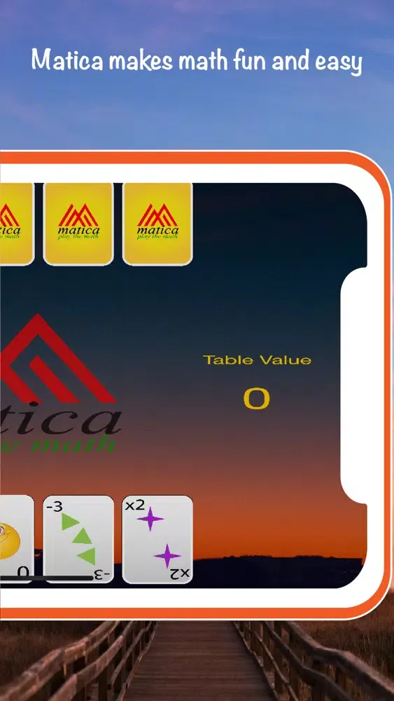 Capturas de tela do matica