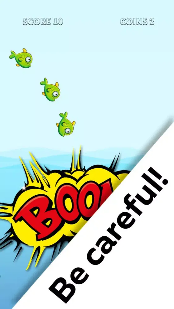 Capturas de tela do Super Fish Go Run: Reigns