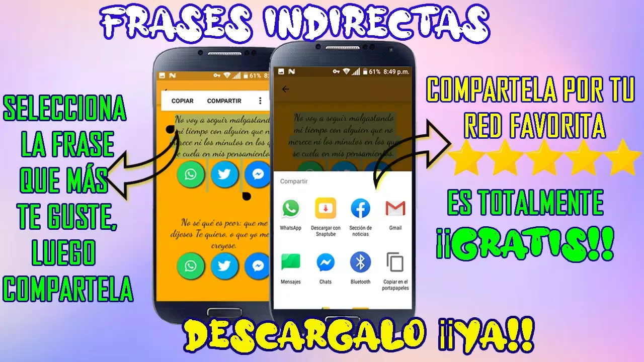 Indirect Phrases Screenshots