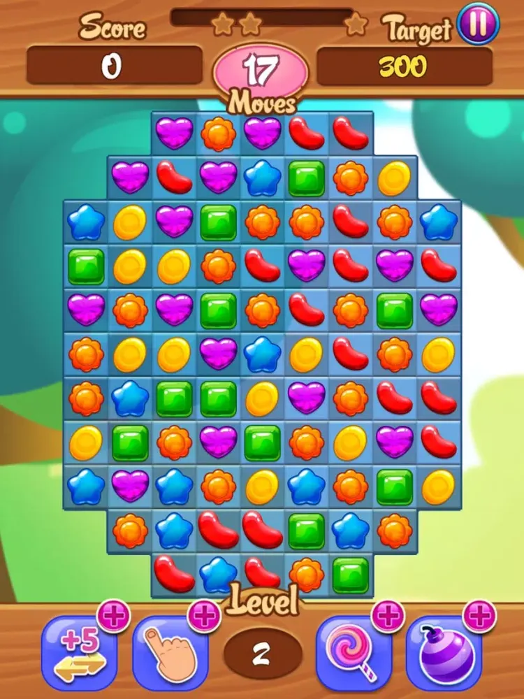 Capturas de tela do Sweet Jelly - Candy Match 3 Puzzle Game iPad 