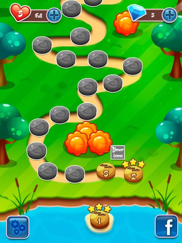 Capturas de tela do Sweet Jelly - Candy Match 3 Puzzle Game iPad 