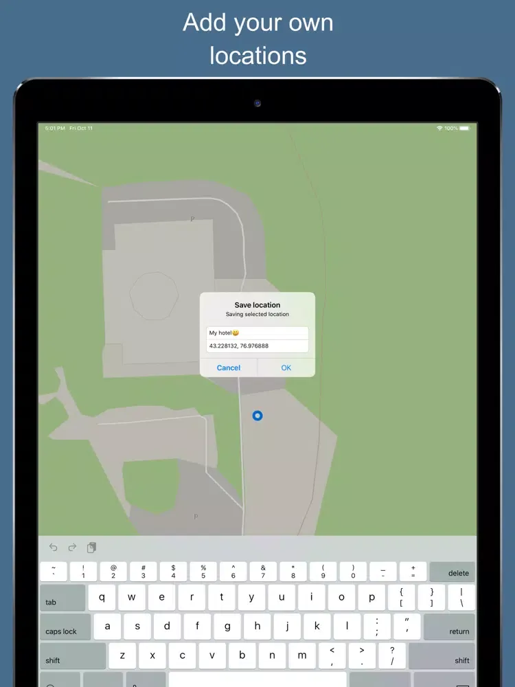 Almaty 2020 — offline map iPad  Screenshots