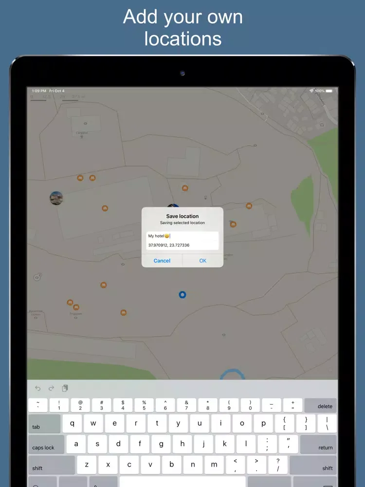 Athens 2020 — offline map iPad  سکرین شاٹس