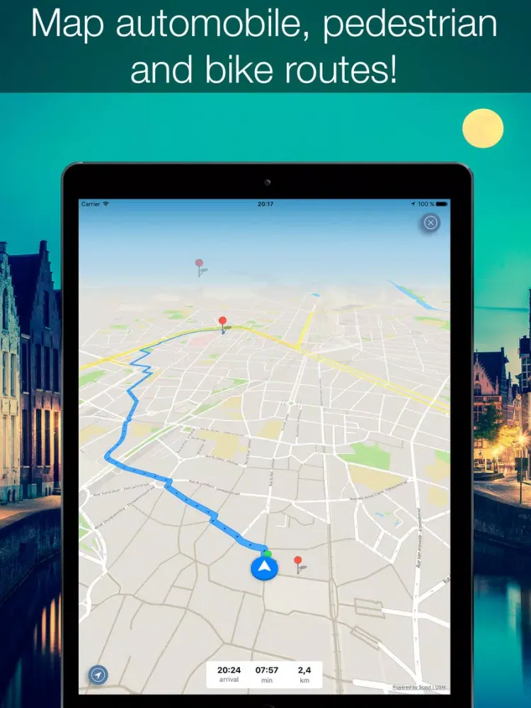 Скриншоты Belgium 2020 — offline map iPad 