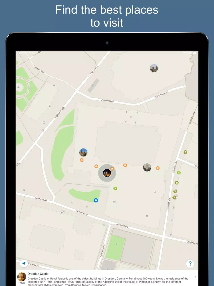 Dresden 2020 — offline map iPad  سکرین شاٹس