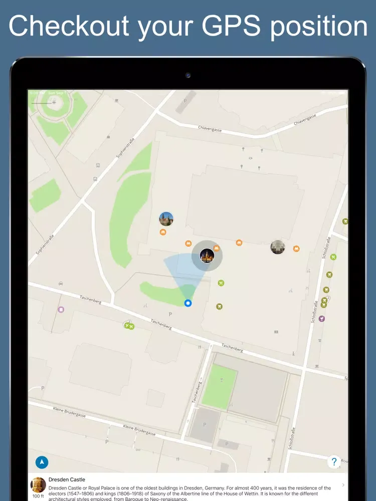 Dresden 2020 — offline map iPad  سکرین شاٹس