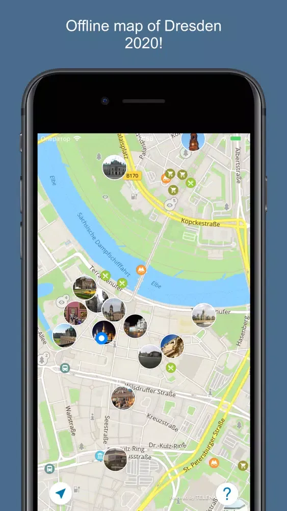 Dresden 2020 — offline map سکرین شاٹس