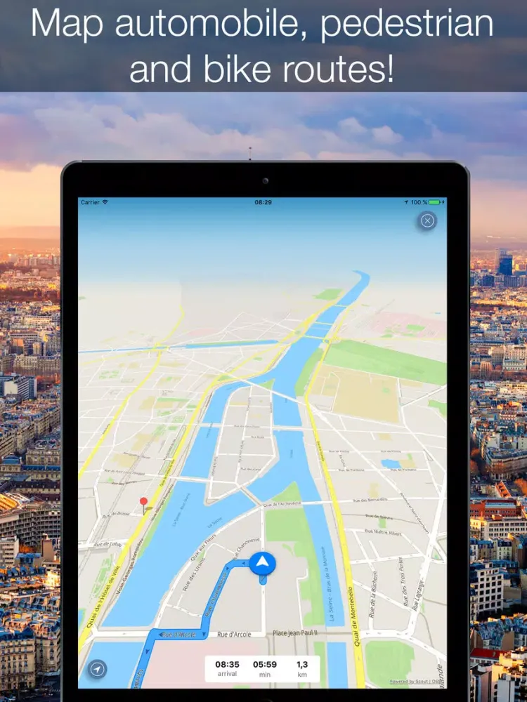 France 2020 — offline map iPad  Screenshots