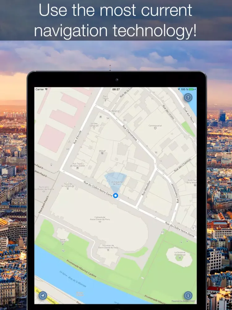 France 2020 — offline map iPad  Screenshots