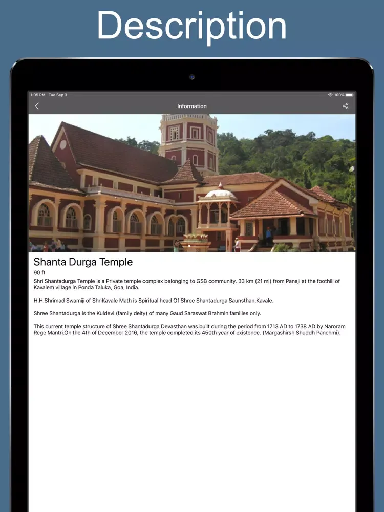 Goa 2020 — offline map iPad Screenshots