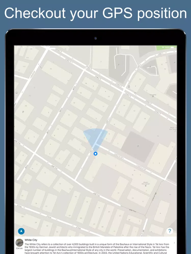 Capturas de pantalla de Israel 2020 — offline map iPad 