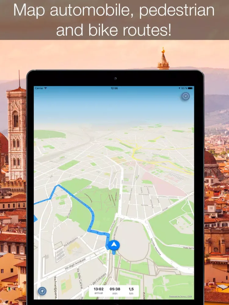 Italy 2020 — offline map iPad 應用截圖