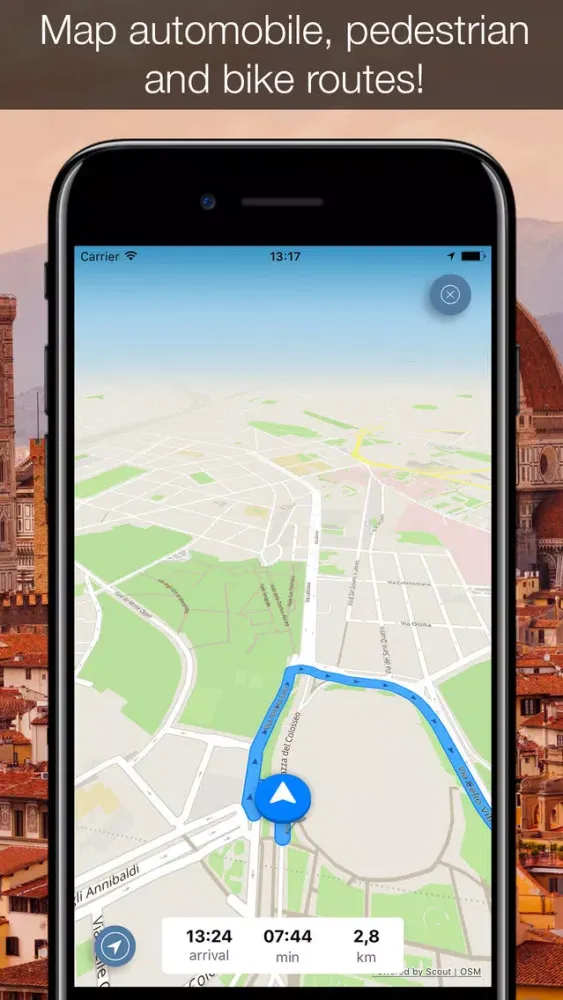 Italy 2020 — offline map應用截圖