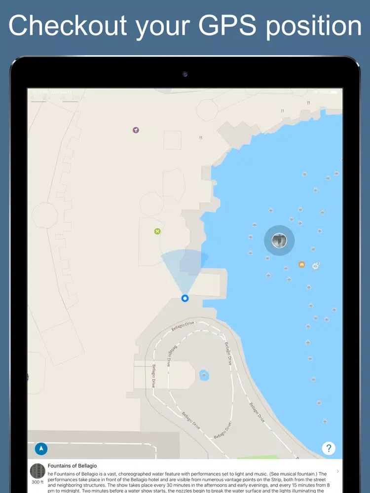 ภาพหน้าจอของ Las Vegas 2020 — offline map iPad 