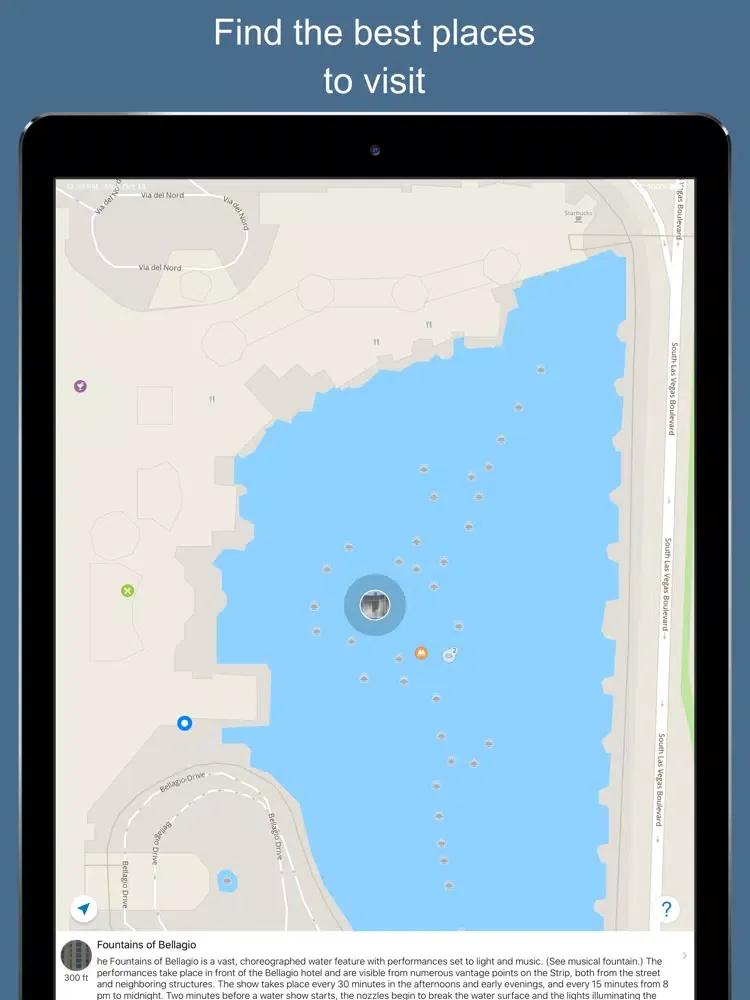 ภาพหน้าจอของ Las Vegas 2020 — offline map iPad 