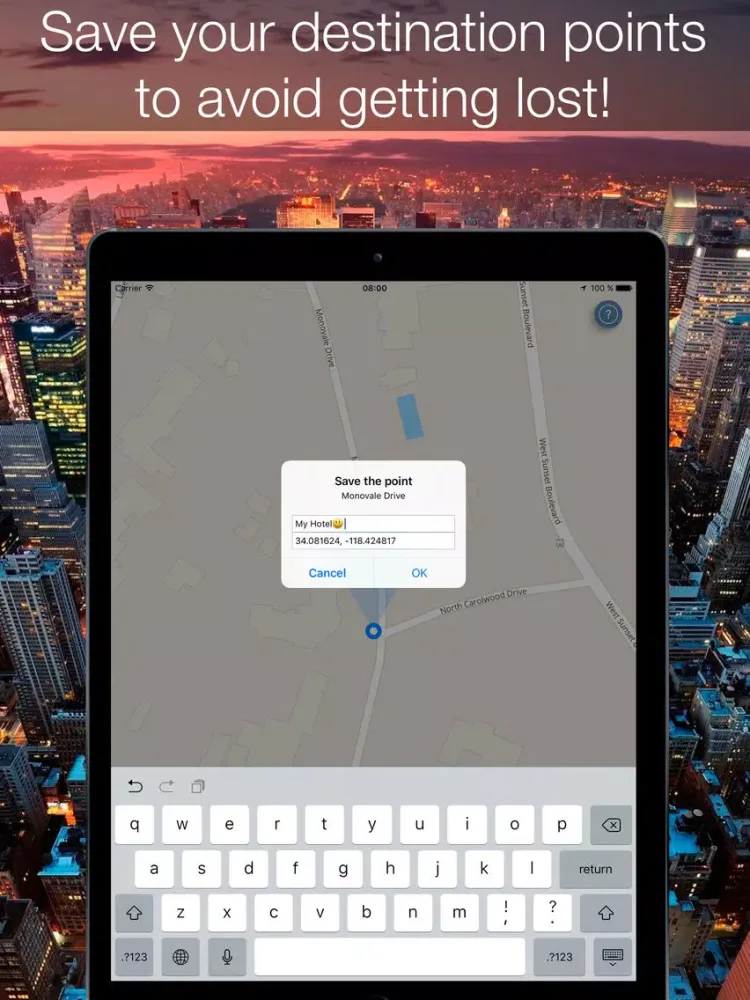 Captures d'écran de Los Angeles 2020 — offline map iPad 