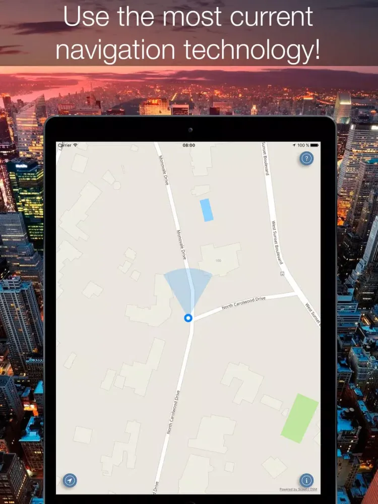 Captures d'écran de Los Angeles 2020 — offline map iPad 