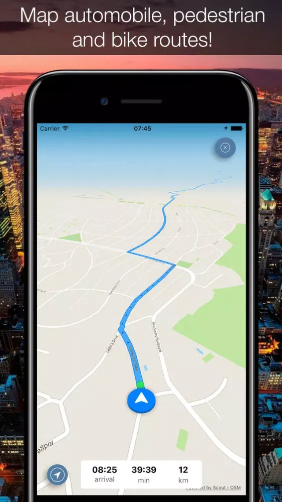 Captures d'écran de Los Angeles 2020 — offline map
