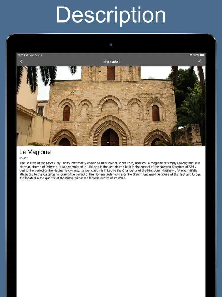 Ảnh chụp màn hình của Palermo 2020 — offline map iPad 