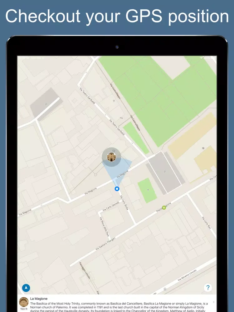 Ảnh chụp màn hình của Palermo 2020 — offline map iPad 