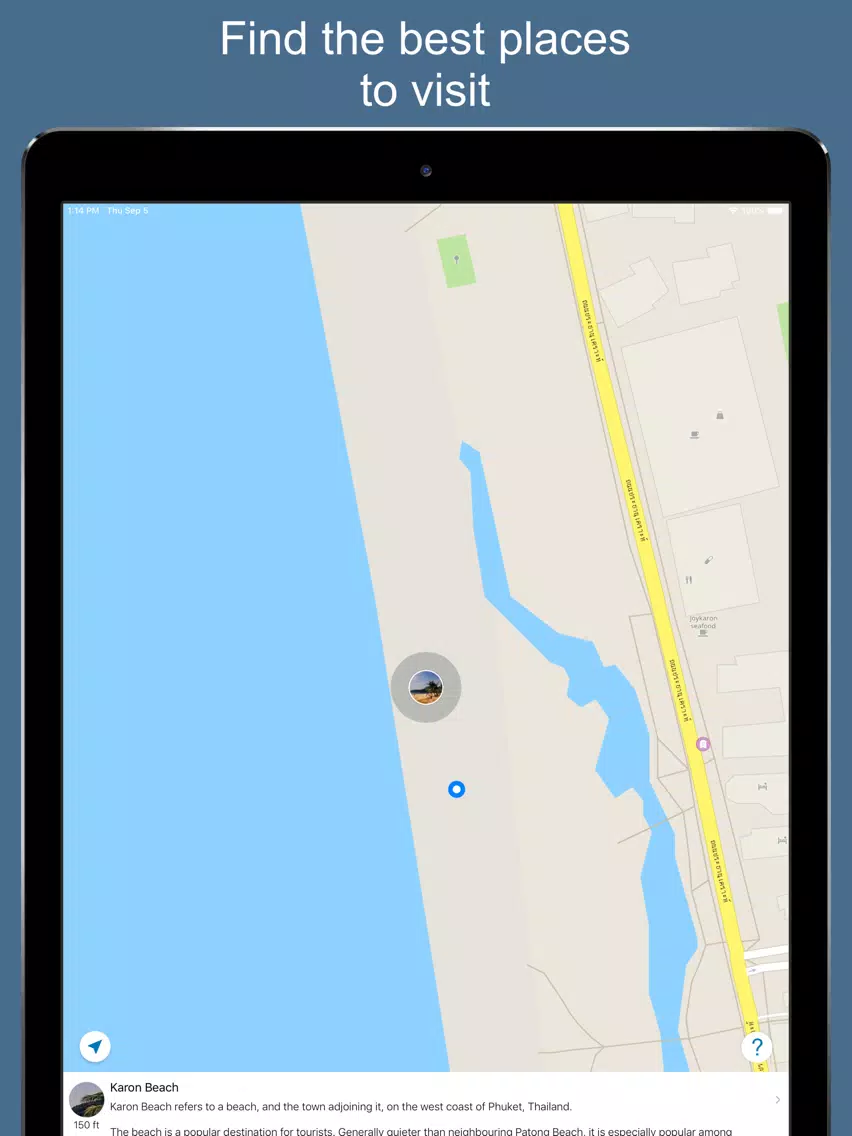 Phuket 2020 — offline map! iPad 应用截图