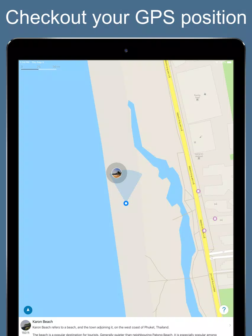 Phuket 2020 — offline map! iPad 应用截图