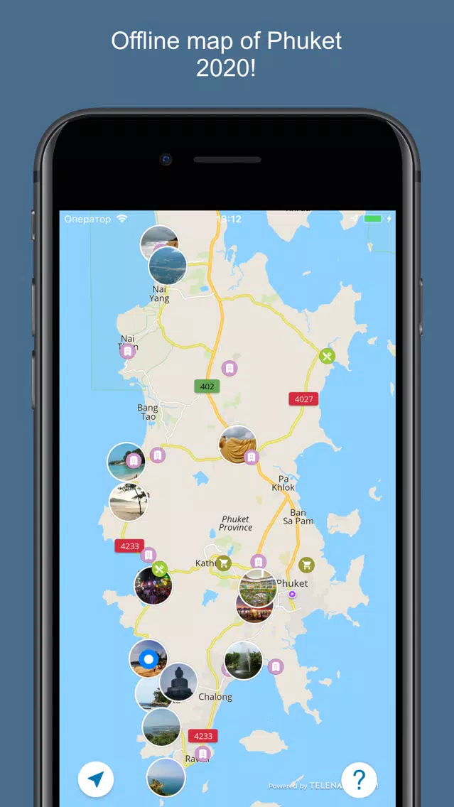 Phuket 2020 — offline map!应用截图