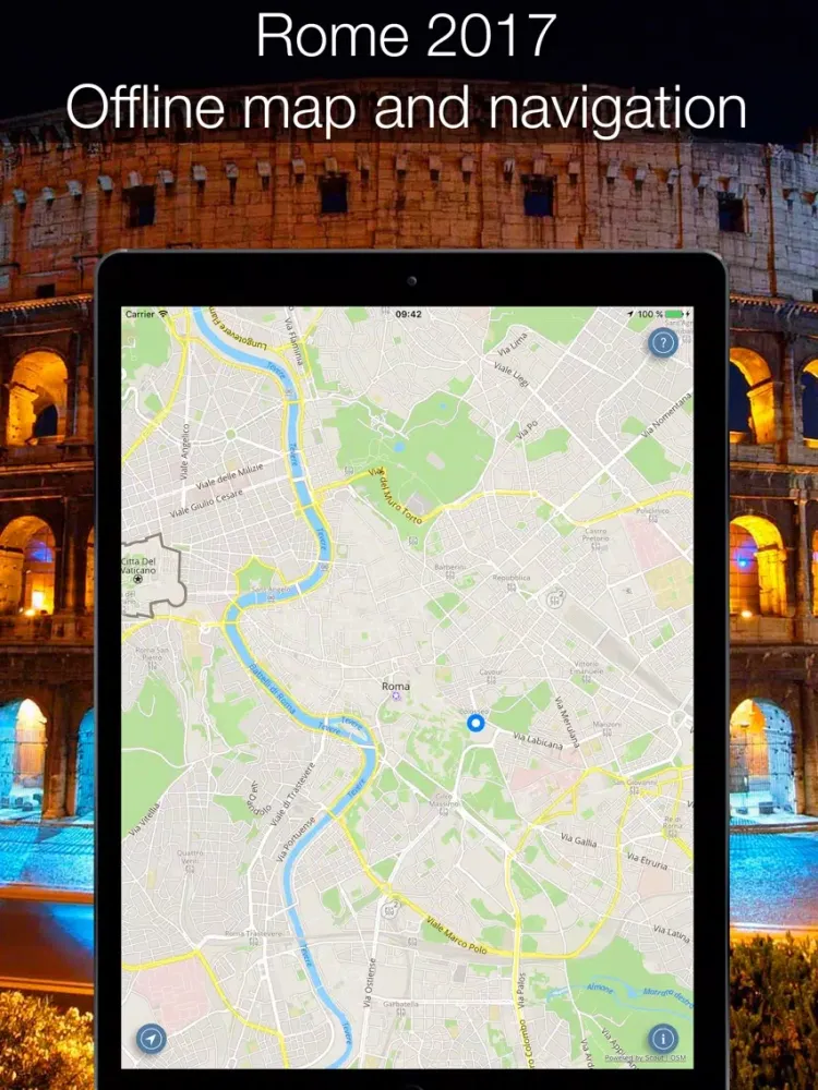 Capturas de pantalla de Rome 2017 — offline map iPad 