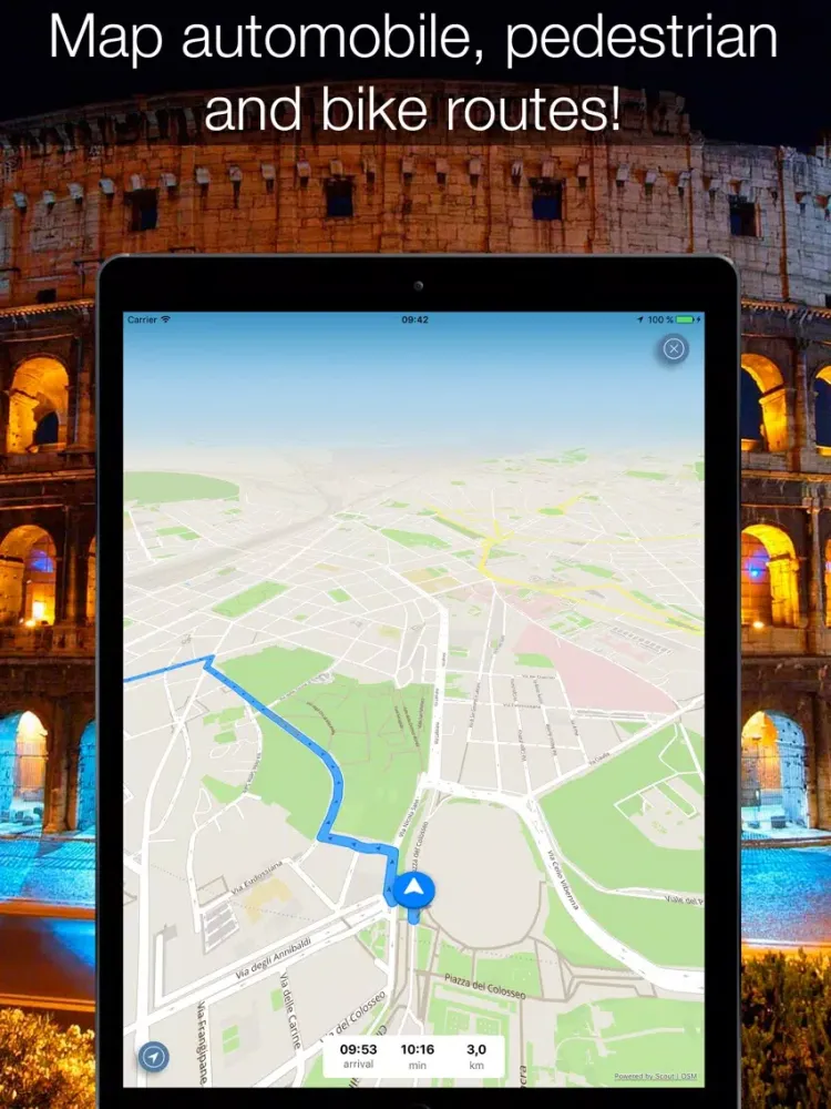 Capturas de pantalla de Rome 2017 — offline map iPad 