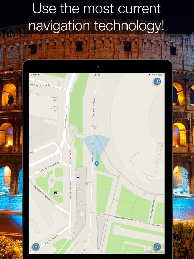 Capturas de pantalla de Rome 2017 — offline map iPad 