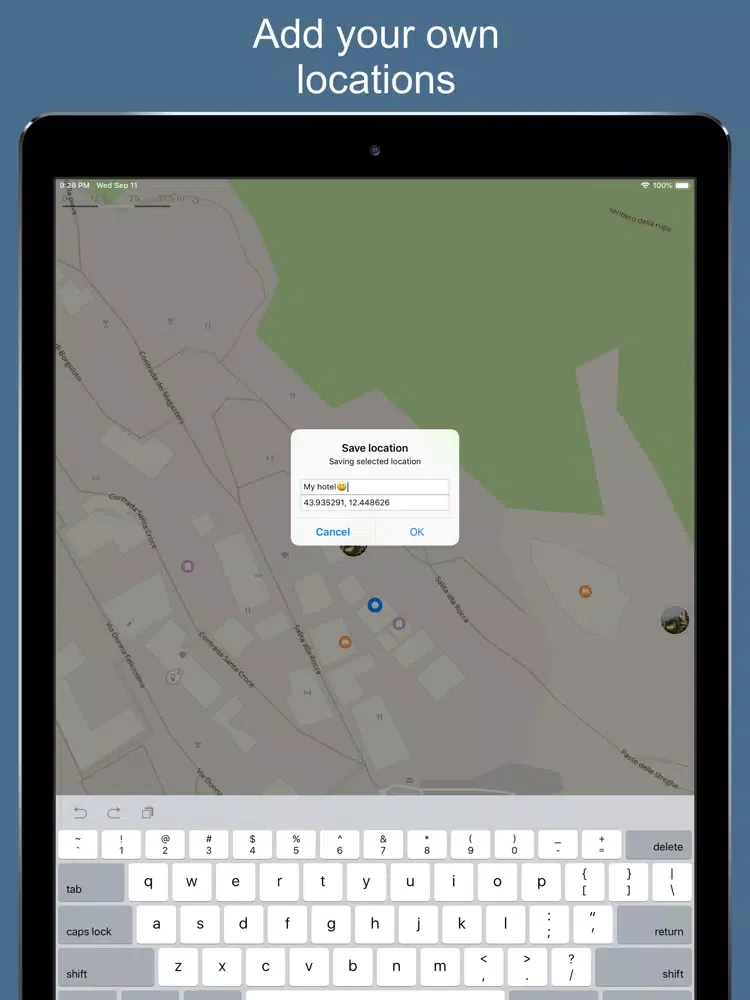 Capturas de tela do San Marino 2020 — offline map iPad 