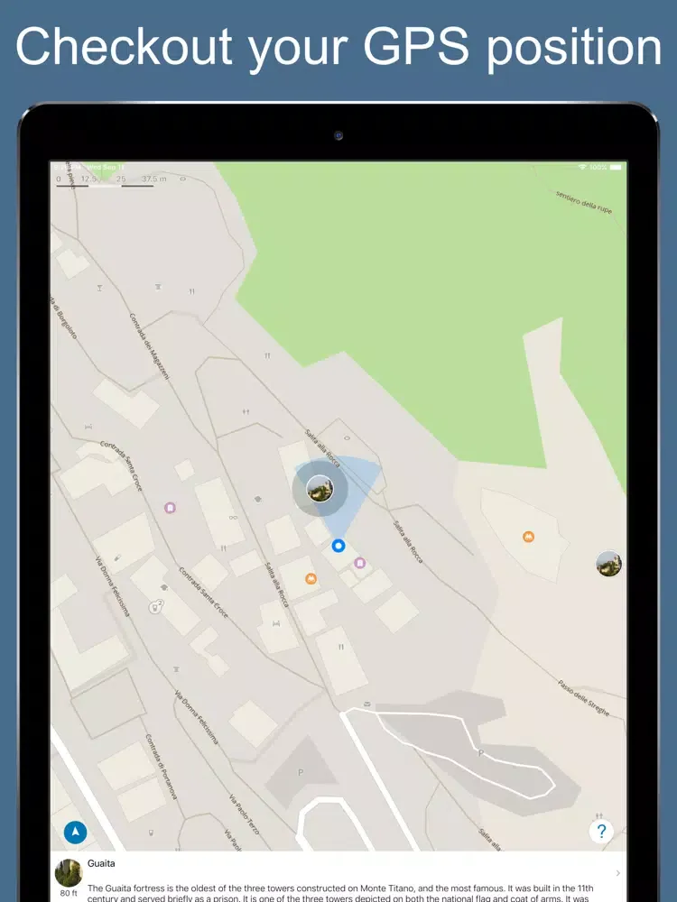 Capturas de tela do San Marino 2020 — offline map iPad 