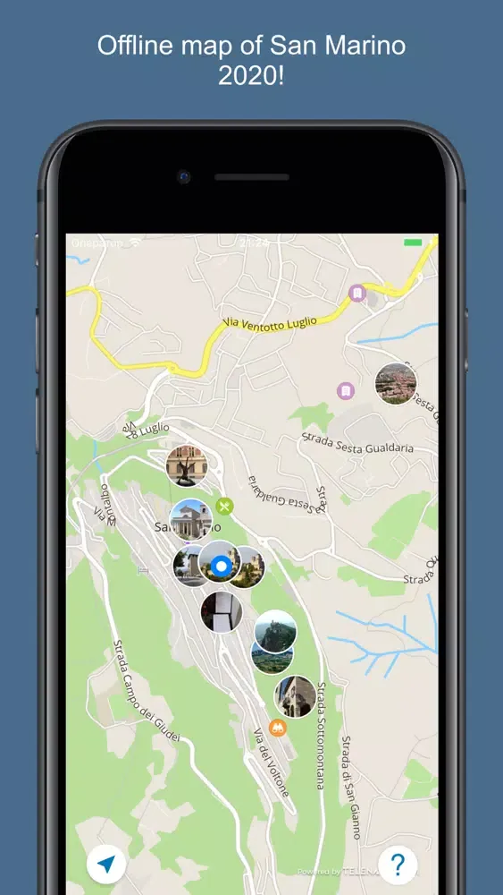 Capturas de tela do San Marino 2020 — offline map