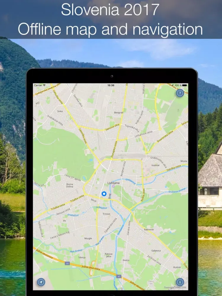 Captures d'écran de Slovenia 2020 — offline map iPad 