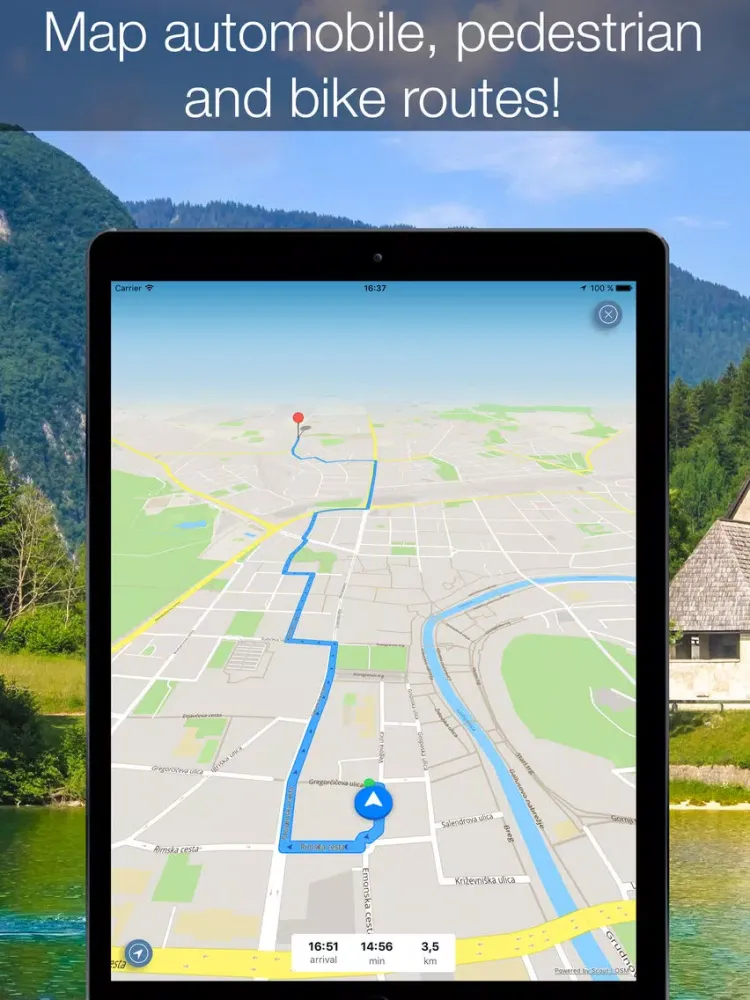 Captures d'écran de Slovenia 2020 — offline map iPad 