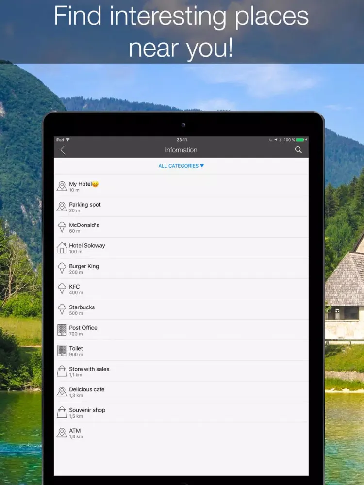 Captures d'écran de Slovenia 2020 — offline map iPad 