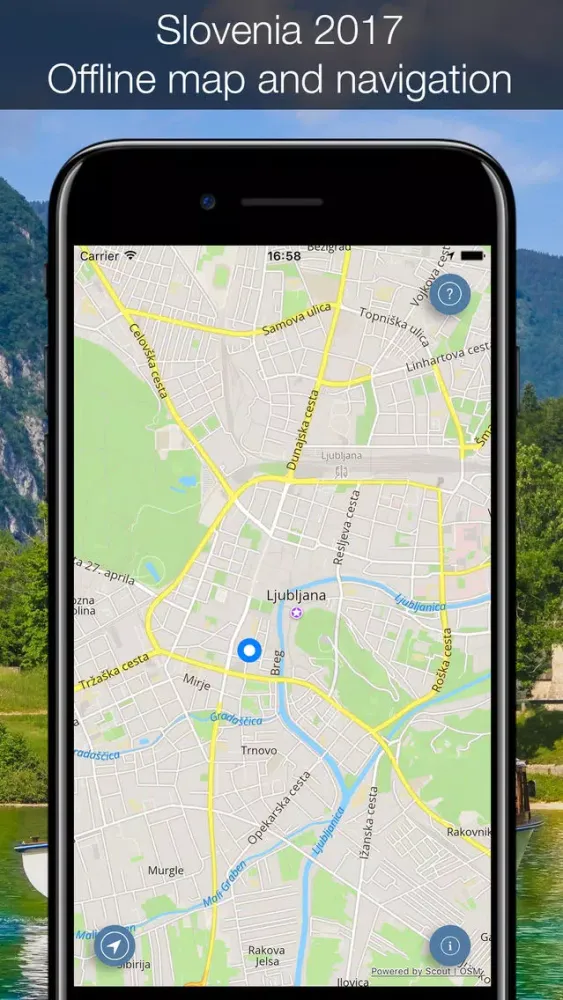 Captures d'écran de Slovenia 2020 — offline map