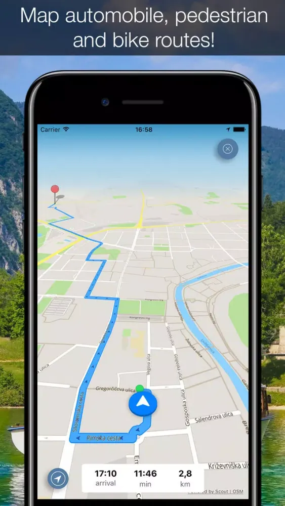 Captures d'écran de Slovenia 2020 — offline map