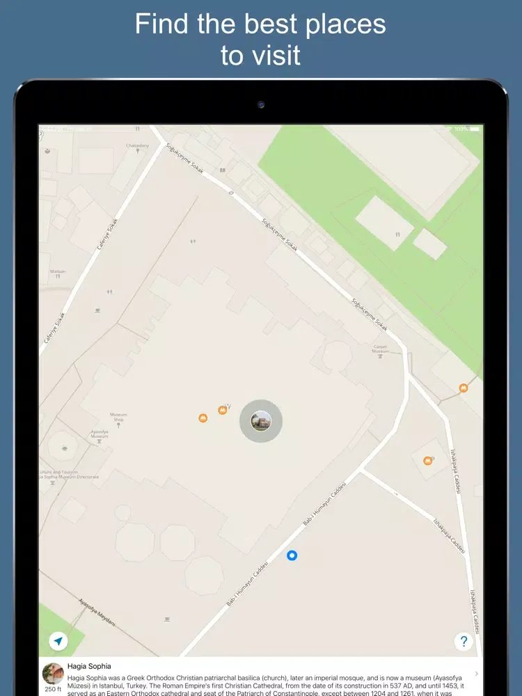 Tangkapan skrin Istanbul 2020 — offline map iPad 