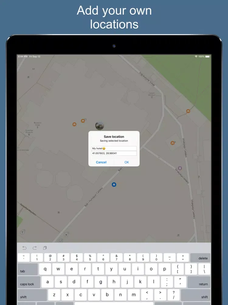 Tangkapan skrin Istanbul 2020 — offline map iPad 
