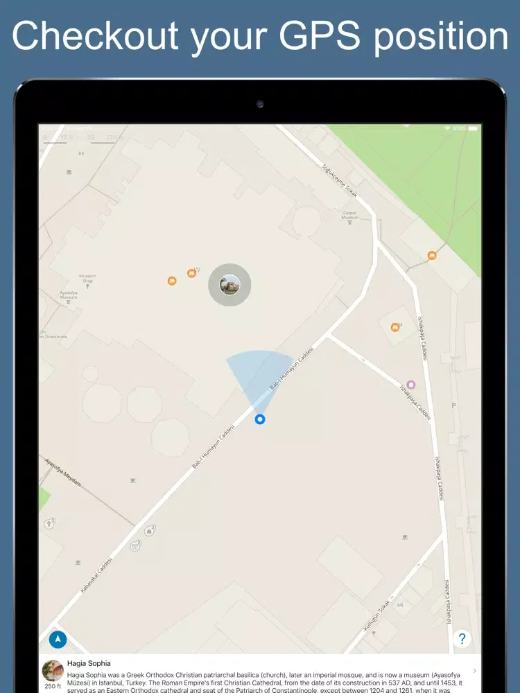 Tangkapan skrin Istanbul 2020 — offline map iPad 