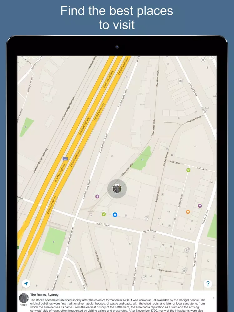 ภาพหน้าจอของ Sydney 2020 — offline map iPad 