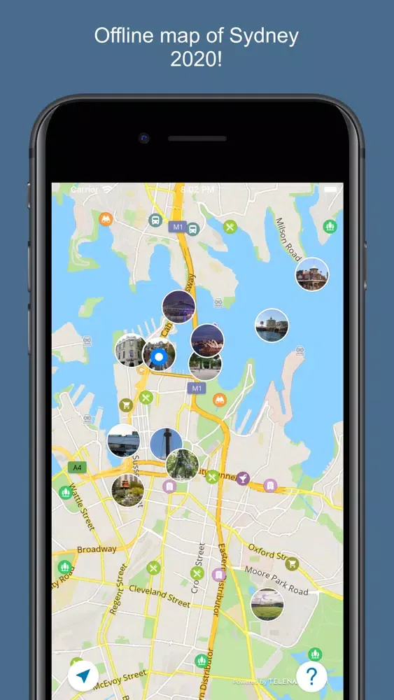 ภาพหน้าจอของ Sydney 2020 — offline map