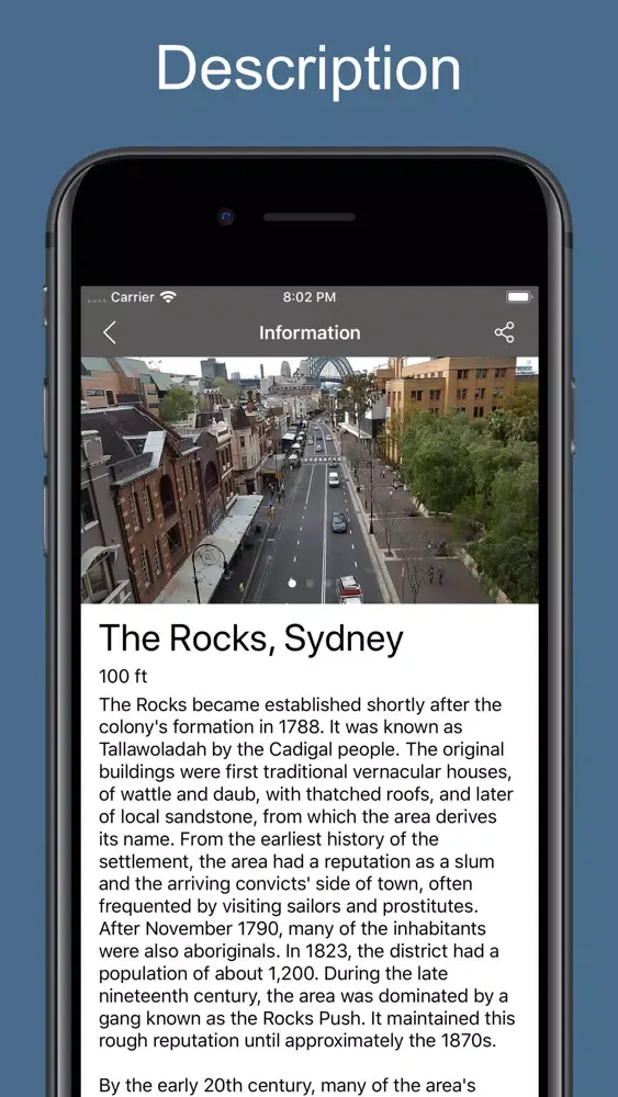 ภาพหน้าจอของ Sydney 2020 — offline map